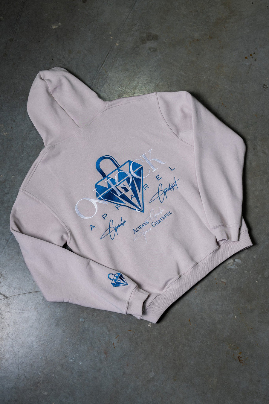 GRATEFUL HOODIE - ELUSION GREY - HOODIESOn Lock Apparel