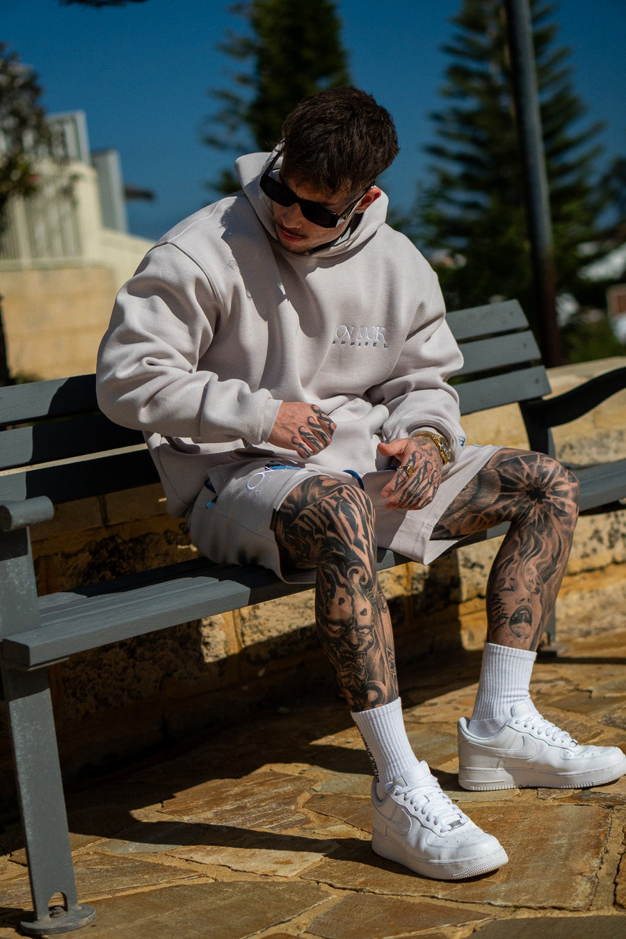 GRATEFUL HOODIE - ELUSION GREY - HOODIESOn Lock Apparel
