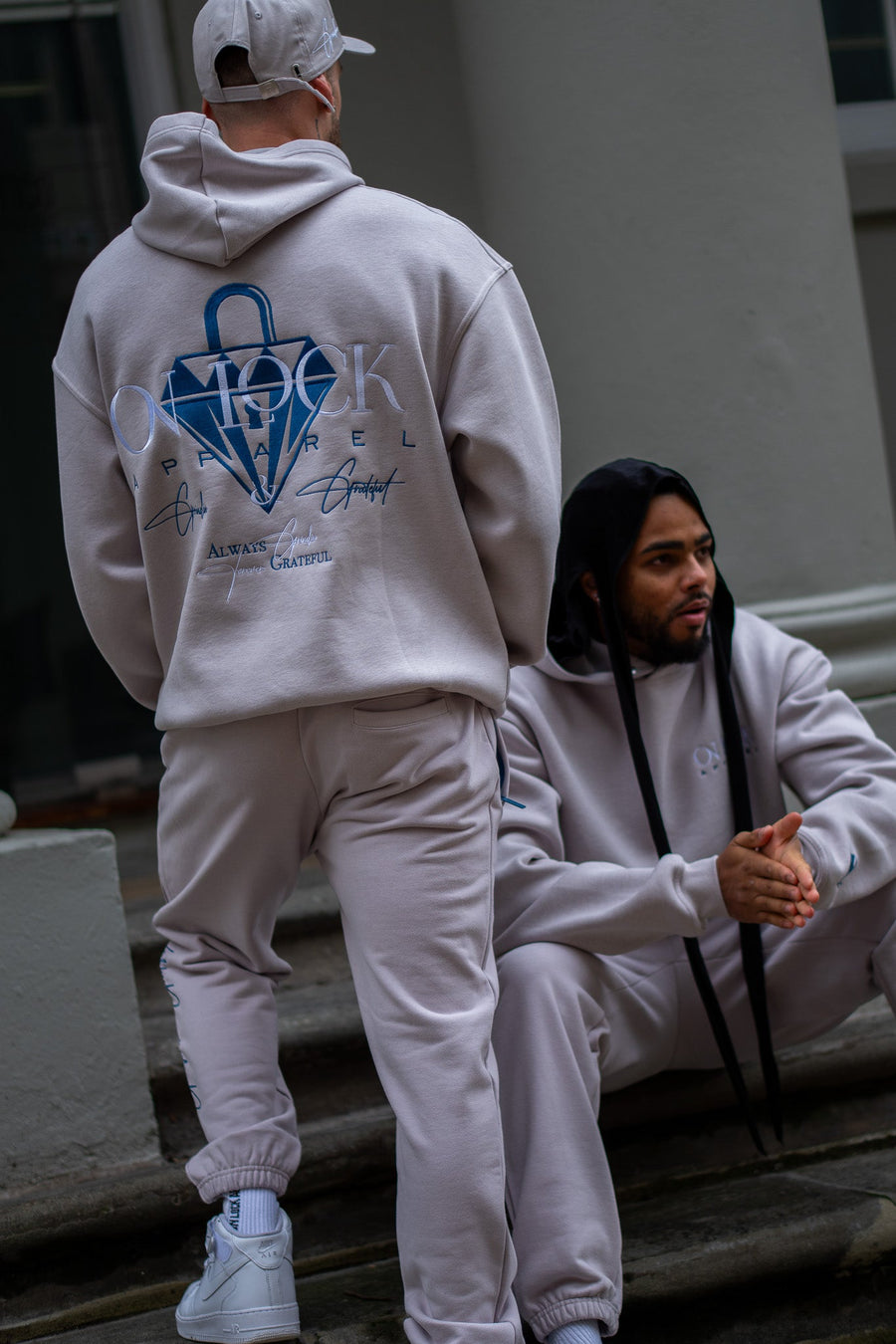 GRATEFUL HOODIE - ELUSION GREY - HOODIESOn Lock Apparel