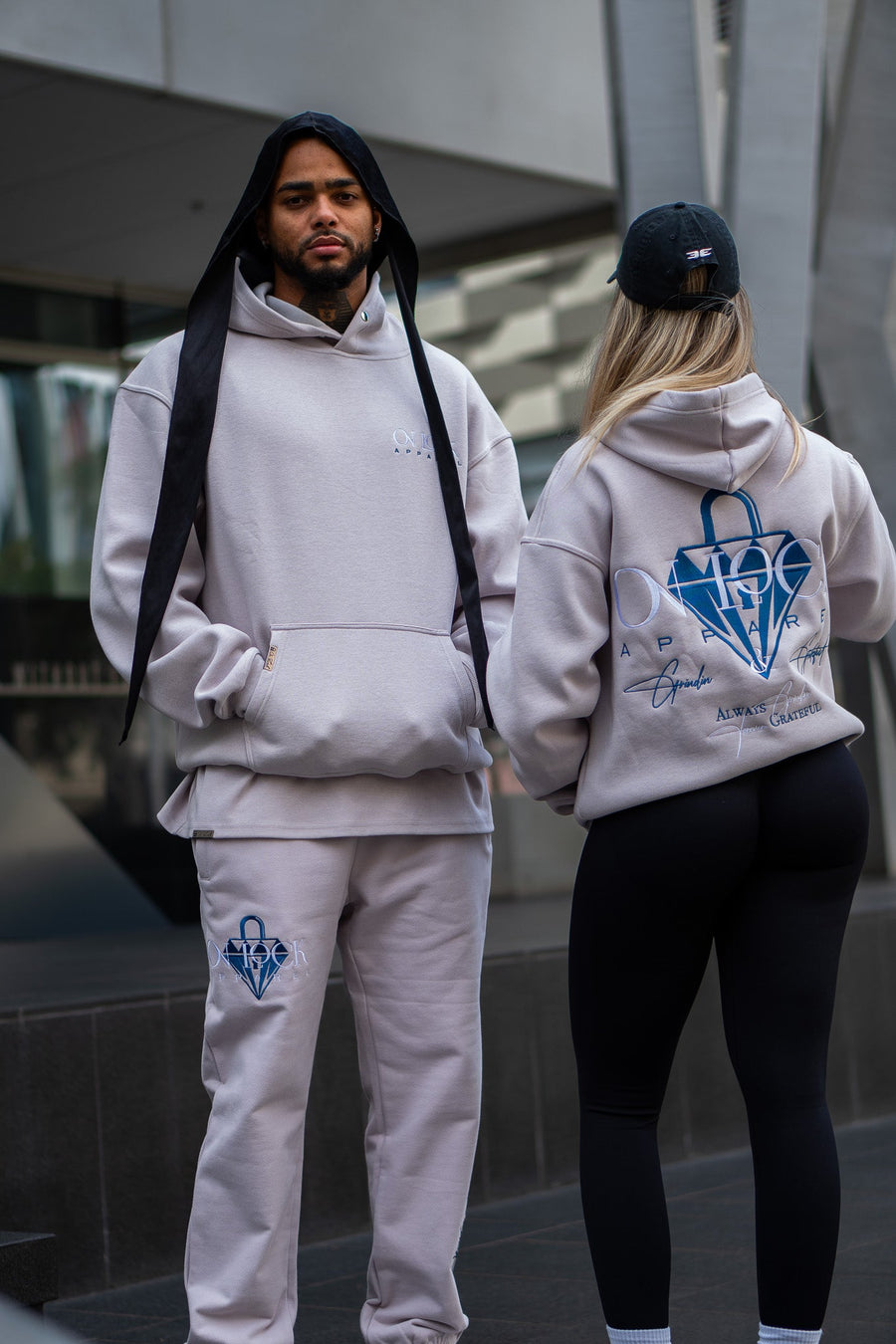 GRATEFUL HOODIE - ELUSION GREY - HOODIESOn Lock Apparel