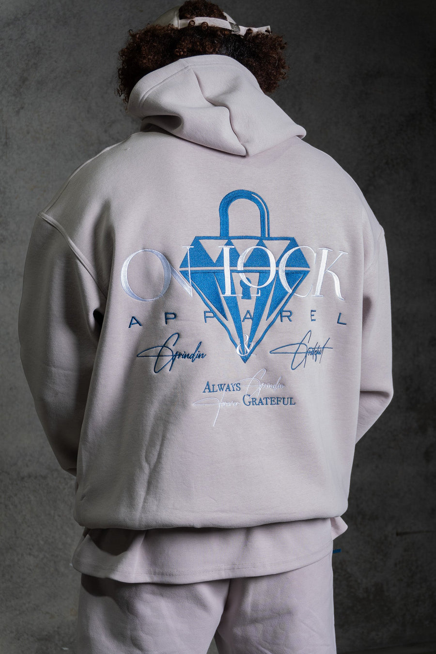 GRATEFUL HOODIE - ELUSION GREY - HOODIESOn Lock Apparel