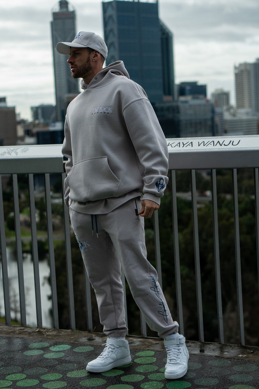 GRATEFUL HOODIE - ELUSION GREY - HOODIESOn Lock Apparel