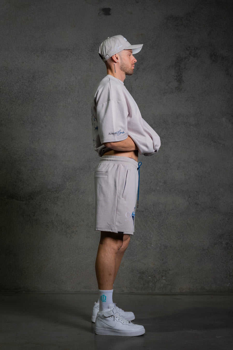 GRATEFUL SHORTS - ELUSION GREY - SHORTSOn Lock Apparel