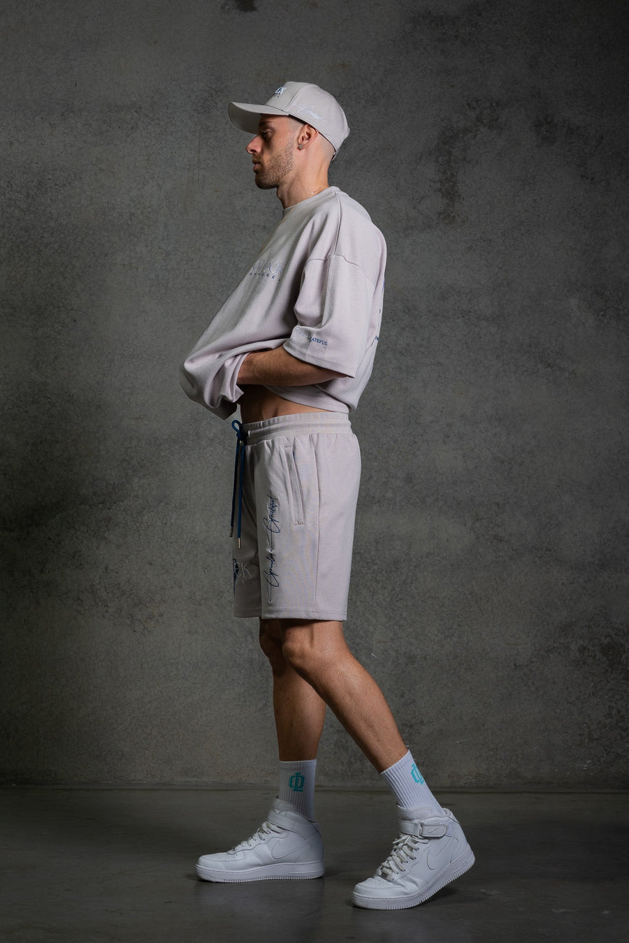GRATEFUL SHORTS - ELUSION GREY - SHORTSOn Lock Apparel
