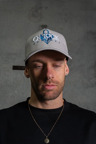 GRATEFUL STRAP BACK - ELUSION GREY - HEADWEAROn Lock Apparel