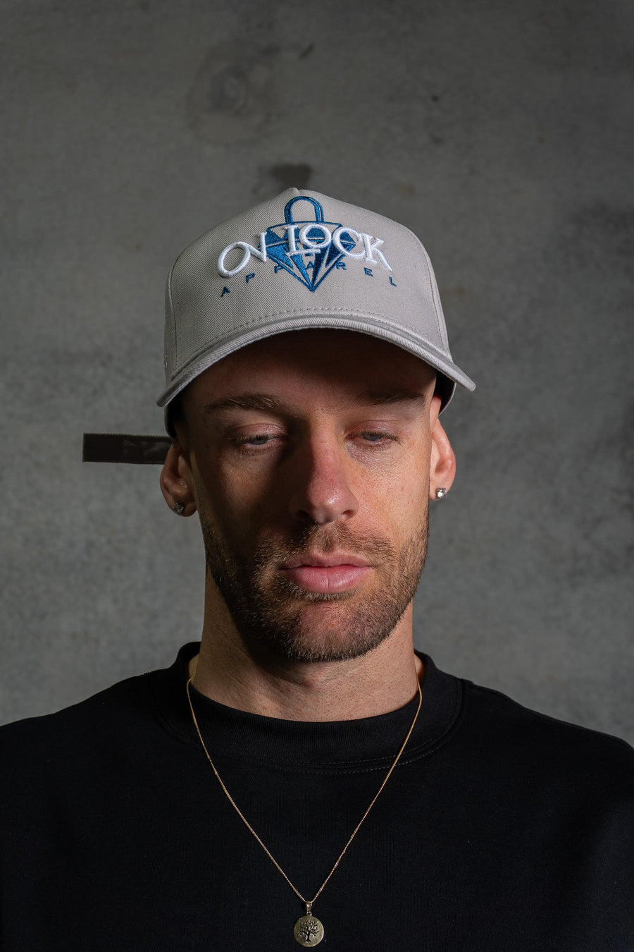GRATEFUL STRAP BACK - ELUSION GREY - HEADWEAROn Lock Apparel