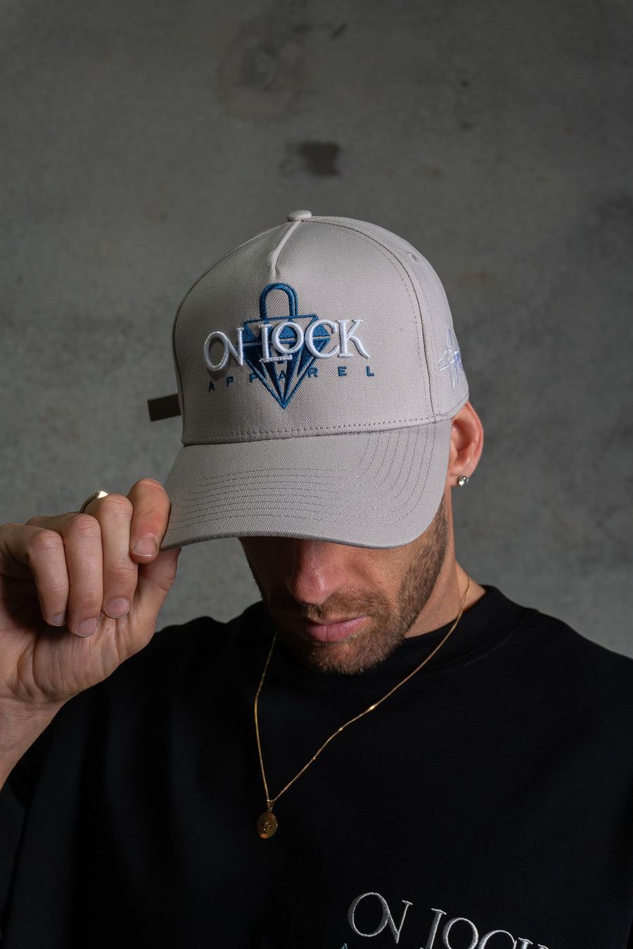 GRATEFUL STRAP BACK - ELUSION GREY - HEADWEAROn Lock Apparel