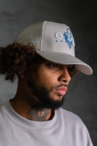 GRATEFUL STRAP BACK - ELUSION GREY - HEADWEAROn Lock Apparel