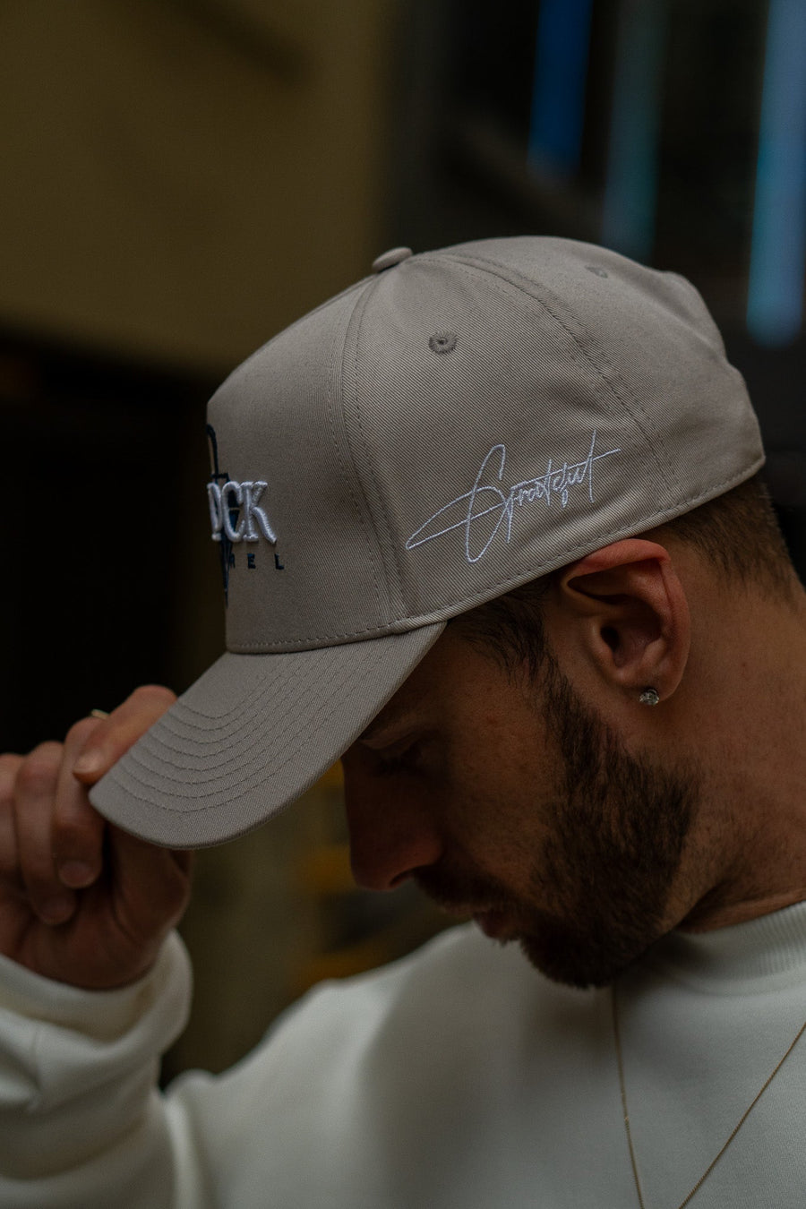 GRATEFUL STRAP BACK - ELUSION GREY - HEADWEAROn Lock Apparel