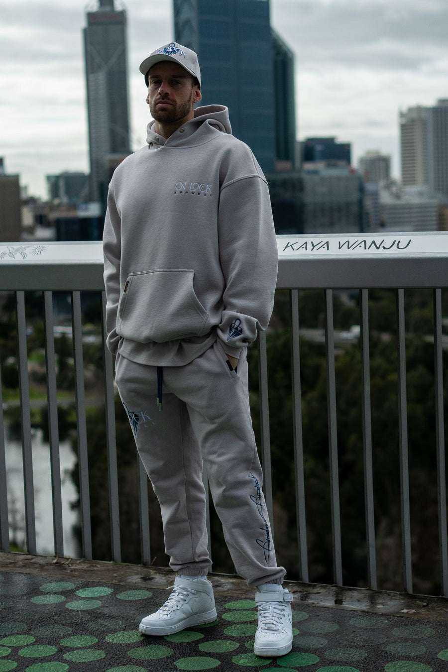 GRATEFUL SWEATPANTS - ELUSION GREY - SWEATPANTSOn Lock Apparel
