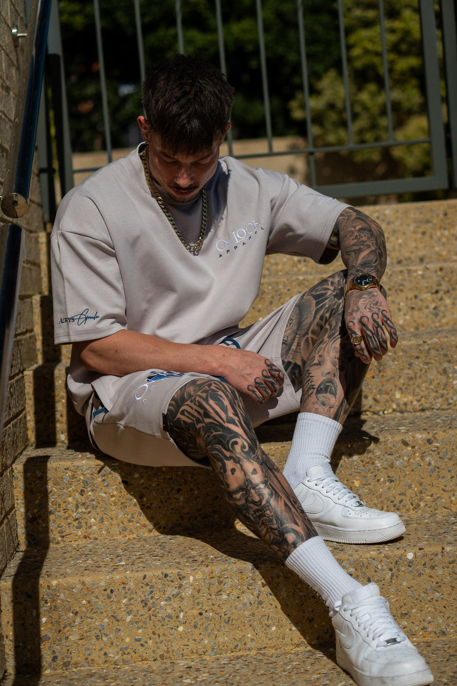 GRATEFUL TEE - ELUSION GREY - TEESOn Lock Apparel