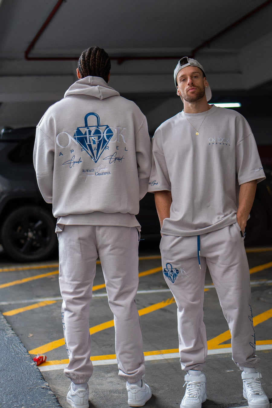 GRATEFUL TEE - ELUSION GREY - TEESOn Lock Apparel