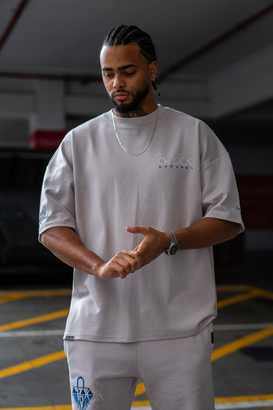 GRATEFUL TEE - ELUSION GREY - TEESOn Lock Apparel