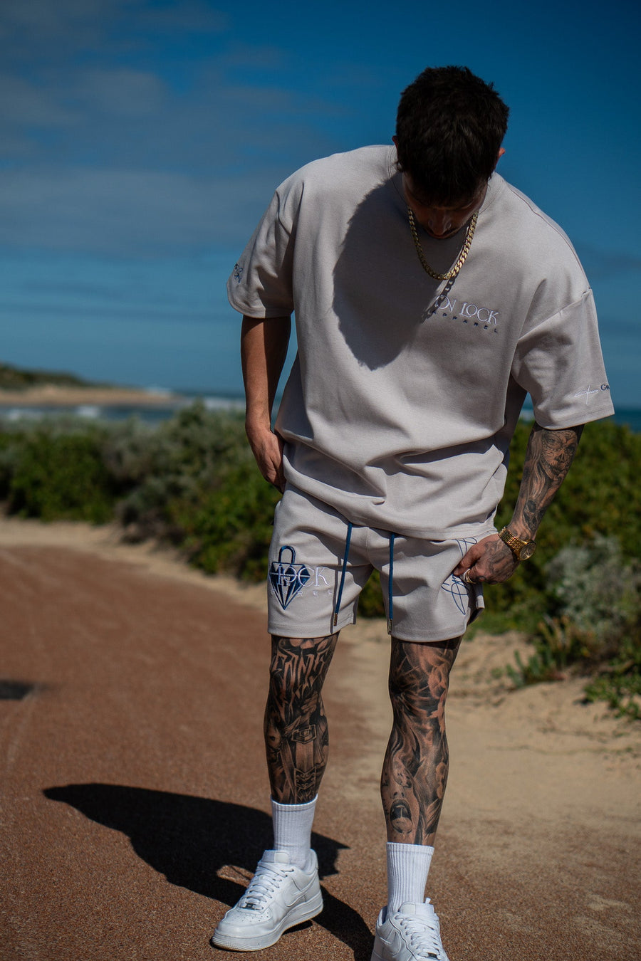 GRATEFUL TEE - ELUSION GREY - TEESOn Lock Apparel