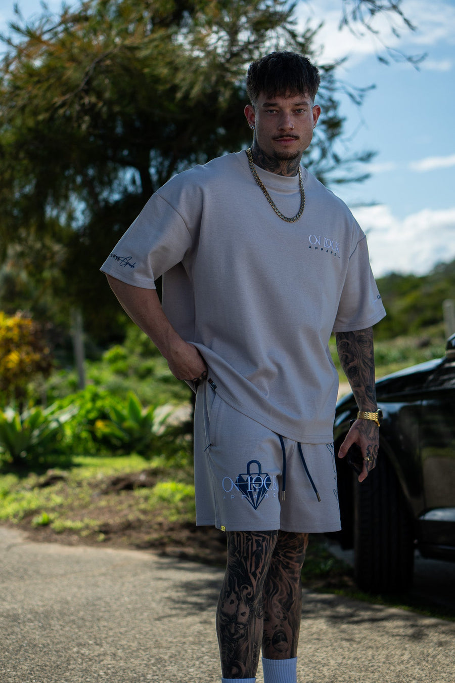 GRATEFUL TEE - ELUSION GREY - TEESOn Lock Apparel