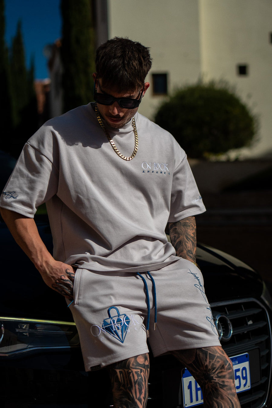 GRATEFUL TEE - ELUSION GREY - TEESOn Lock Apparel