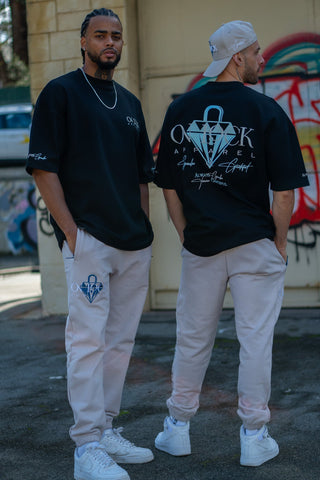 GRATEFUL TEE - PITCH BLACK - TEESOn Lock Apparel
