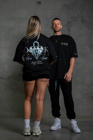 GRATEFUL TEE - PITCH BLACK - TEESOn Lock Apparel