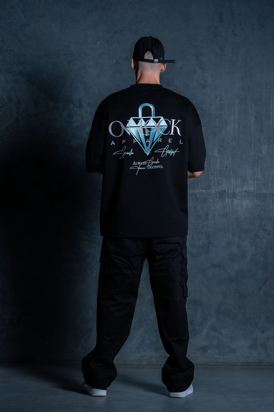 GRATEFUL TEE - PITCH BLACK - TEESOn Lock Apparel35751858563985