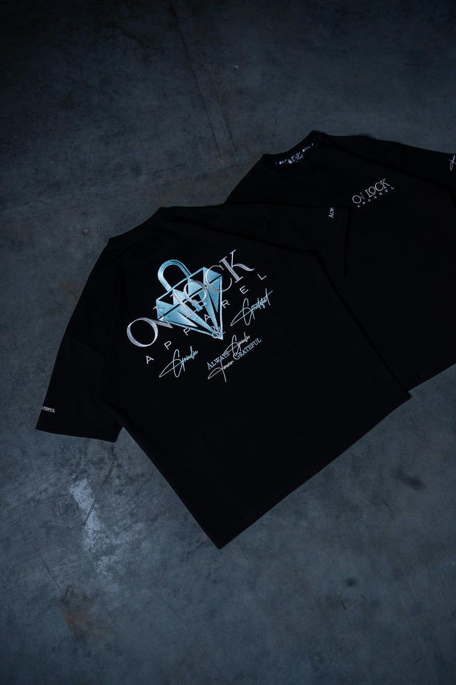 GRATEFUL TEE - PITCH BLACK - TEESOn Lock Apparel35751858563985