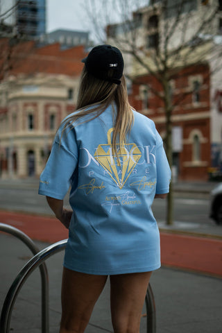 GRATEFUL TEE - SKY BLUE - TEESOn Lock Apparel