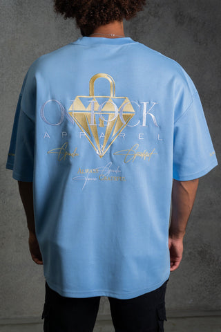 GRATEFUL TEE - SKY BLUE - TEESOn Lock Apparel