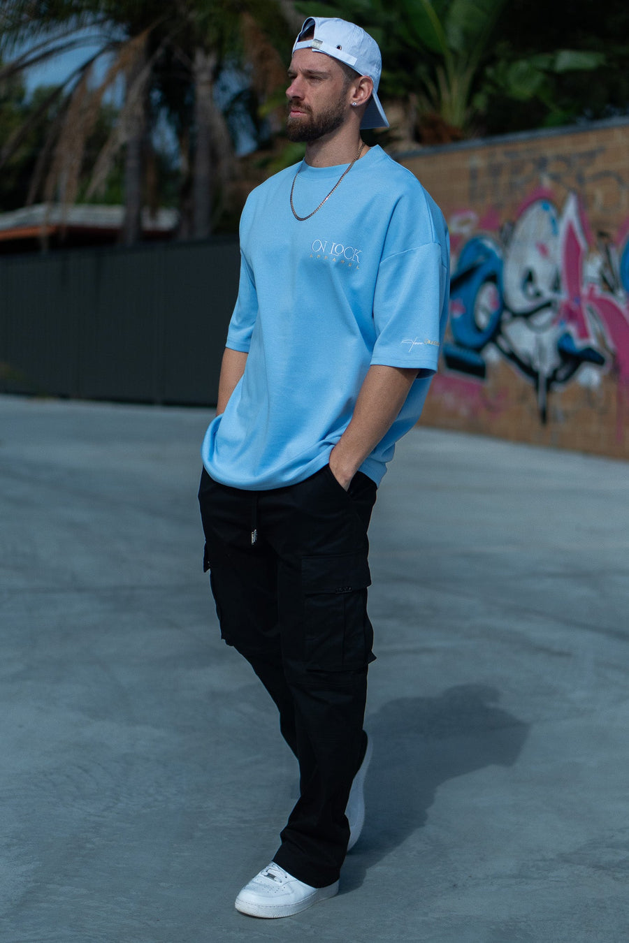 GRATEFUL TEE - SKY BLUE - TEESOn Lock Apparel35751859753329