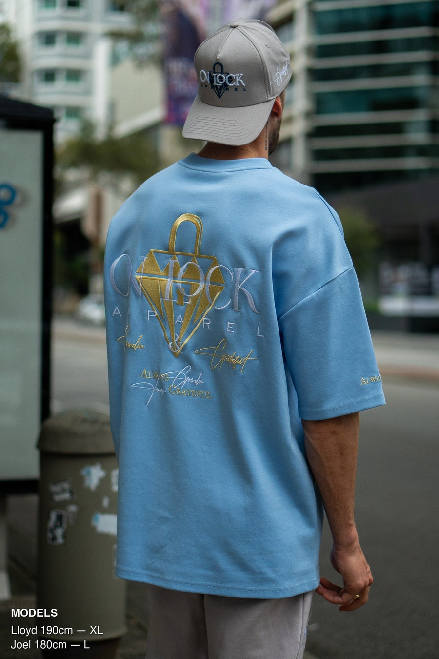 GRATEFUL TEE - SKY BLUE - TEESOn Lock Apparel35751859753329