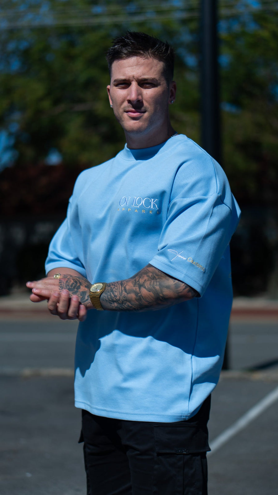 GRATEFUL TEE - SKY BLUE - TEESOn Lock Apparel35751859753329