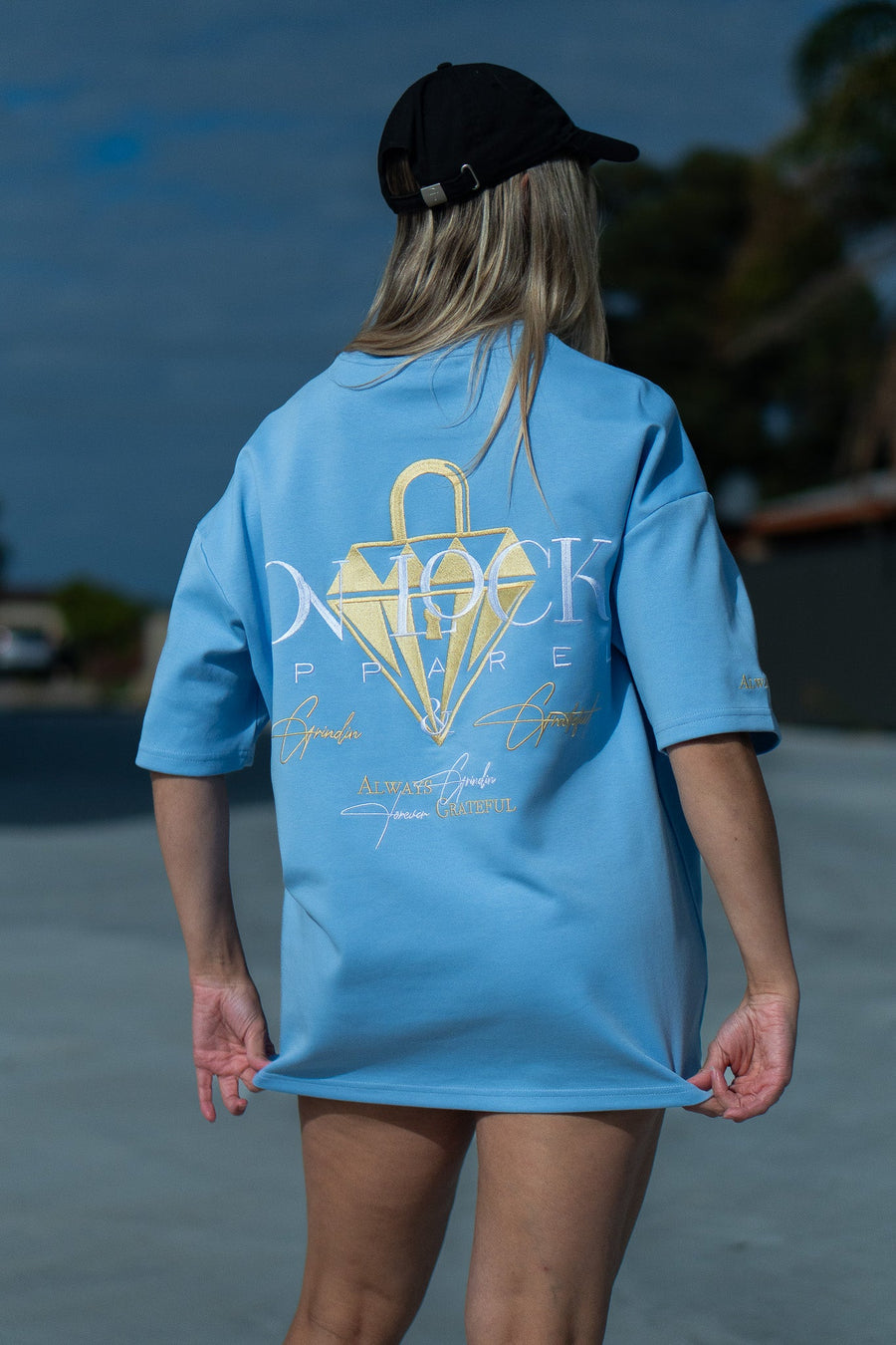 GRATEFUL TEE - SKY BLUE - TEESOn Lock Apparel35751859753329