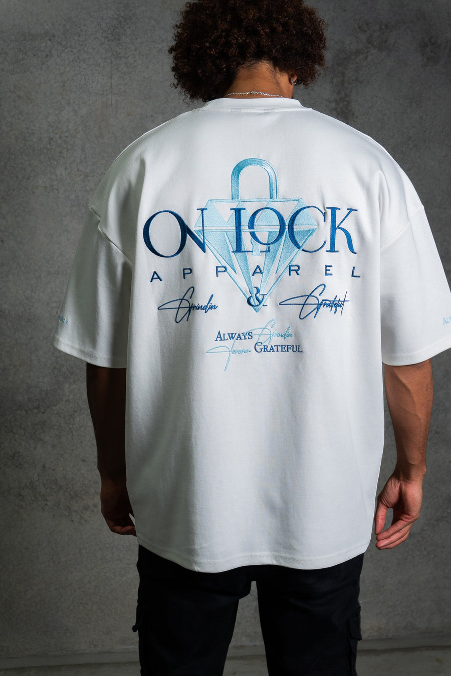 GRATEFUL TEE - SOFT WHITE - TEESOn Lock Apparel