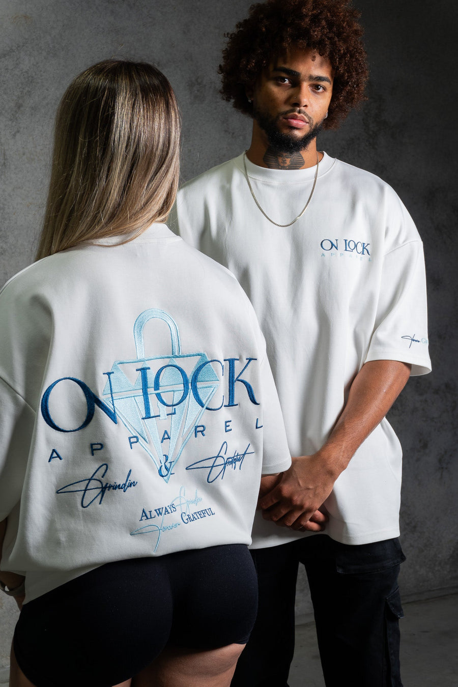 Greeter Tees Grateful Oversized T-Shirt | 100% Luxury Cotton Tee – On Lock Apparel