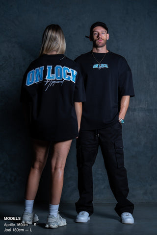 MONOLITH TEE - BLACK FT. BLUE