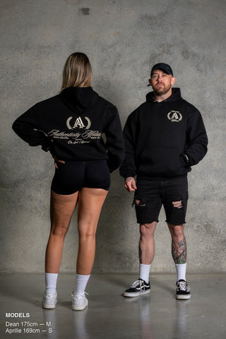 AUTHENTICITY AFFILIATION HOODIE - PITCH BLACK
