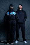 MONOLITH HOODIE - BLACK FT. ARCTIC BLUE