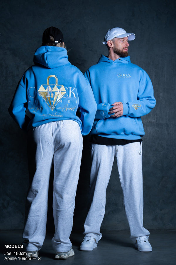 GRATEFUL HOODIE - SKY BLUE