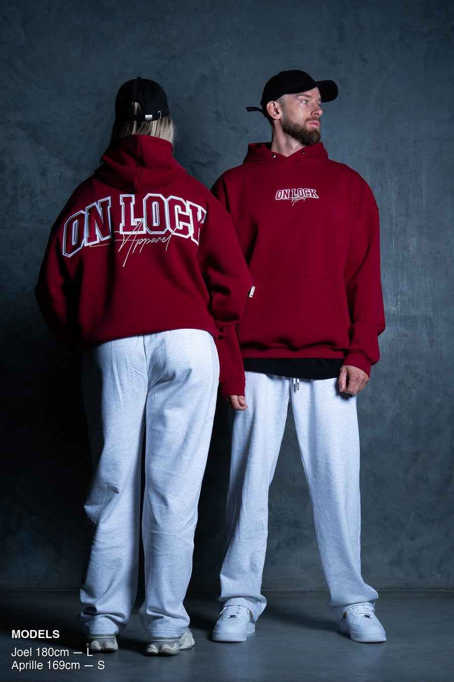 MONOLITH HOODIE - BLOOD RED
