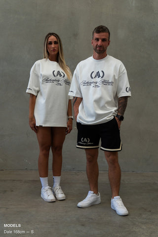 AUTHENTICITY AFFILIATION TEE - SOFT WHITE