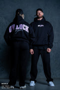 MONOLITH HOODIE - BLACK FT. PINK