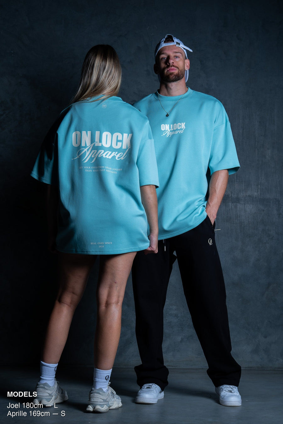 EVOLVE TEE - PISTACHIO BLUE