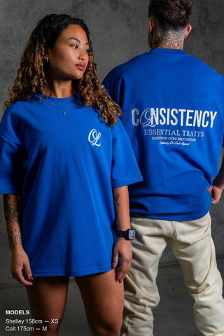 CONSISTENCY TEE - COBALT BLUE