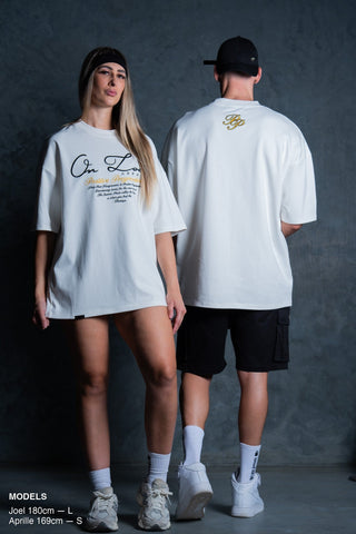 POSITIVE PROGRESSIONS TEE - SOFT WHITE