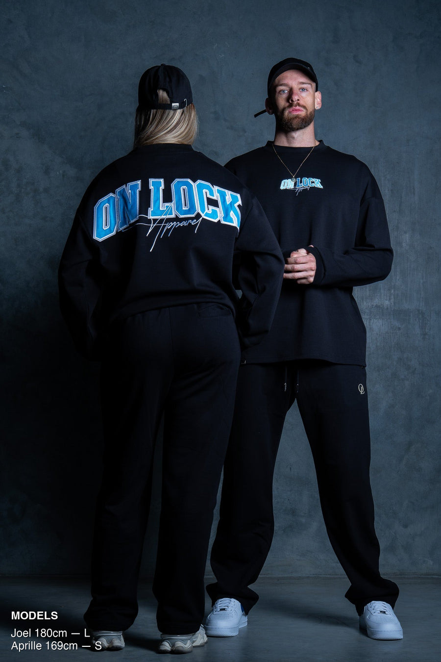 MONOLITH L/S TEE - BLACK FT. ARCTIC BLUE