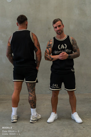 AUTHENTICITY AFFILIATION TANK - PITCH BLACK