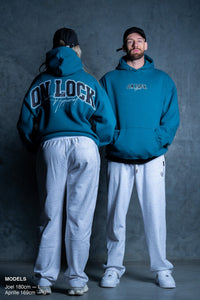 MONOLITH HOODIE - DEEP TEAL