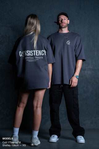 CONSISTENCY TEE - CHARCOAL
