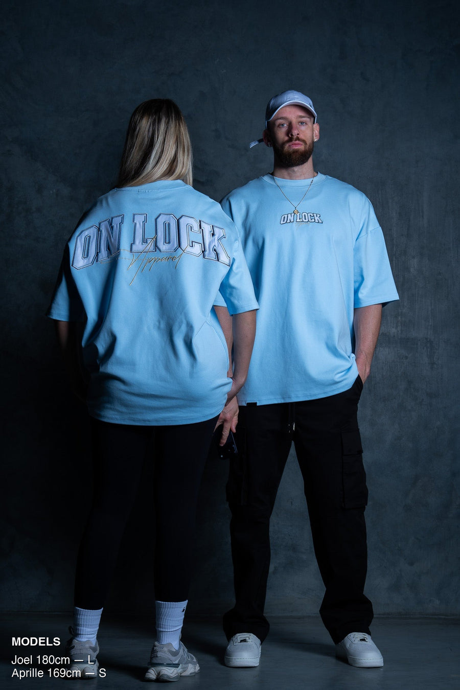 MONOLITH TEE - BABY BLUE