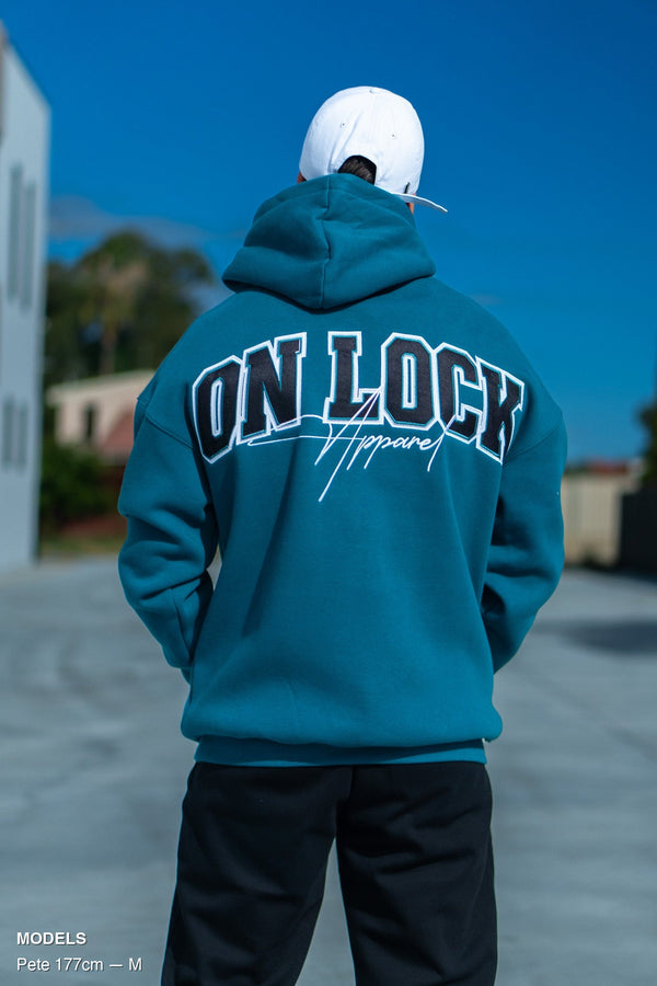MONOLITH HOODIE - DEEP TEAL