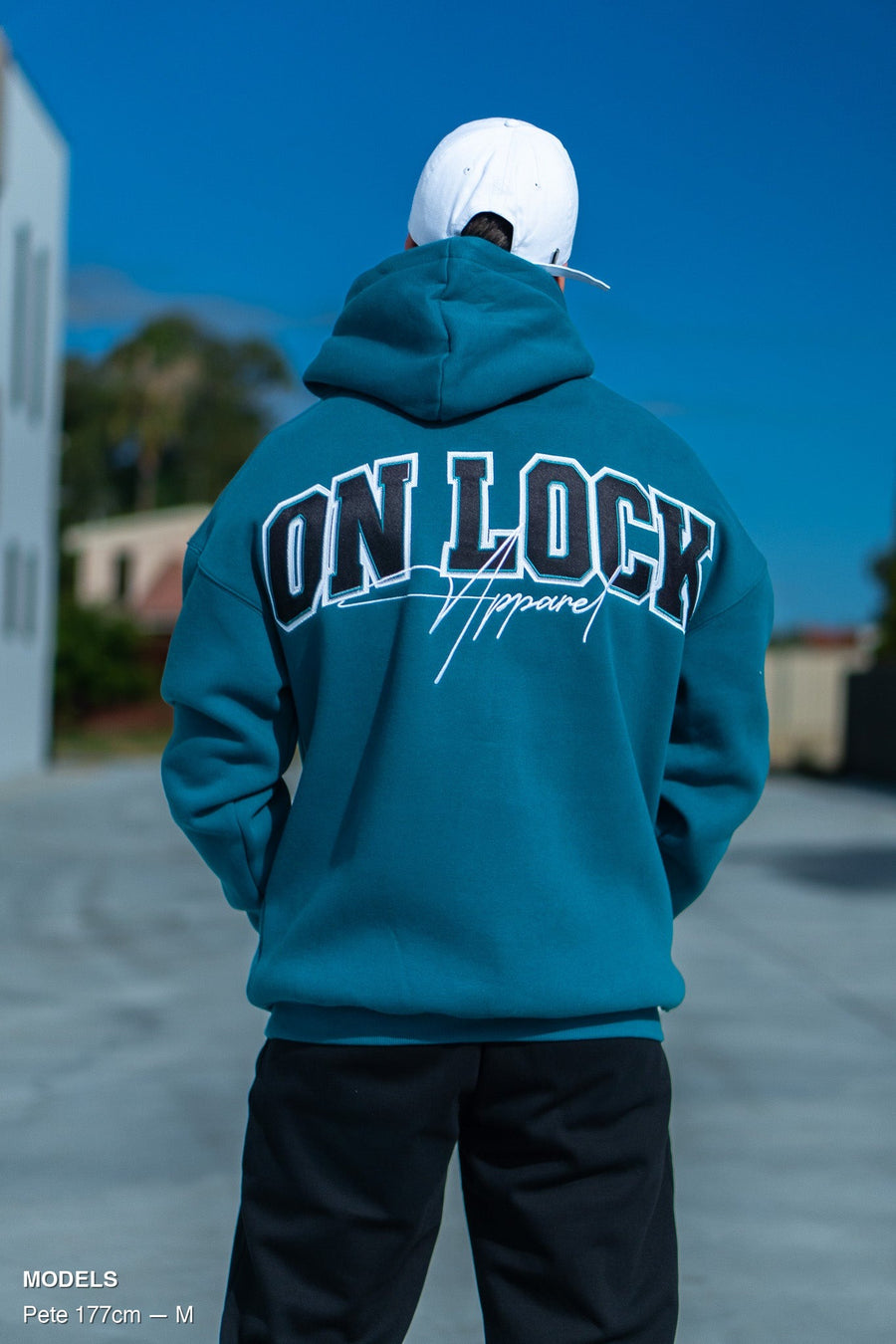 MONOLITH HOODIE - DEEP TEAL