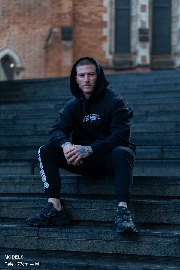 MONOLITH HOODIE - BLACK ON BLACK
